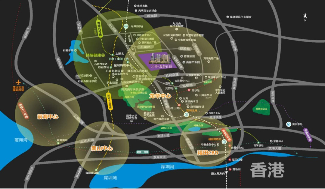匯邦名都花園灣區軸心雙核輻射，82萬㎡綜合體大盤