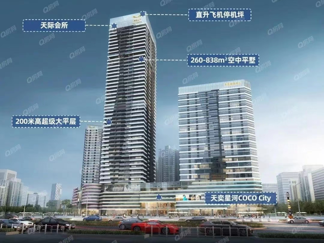 展盈天鉆，天奕國際廣場-均價25000元/平