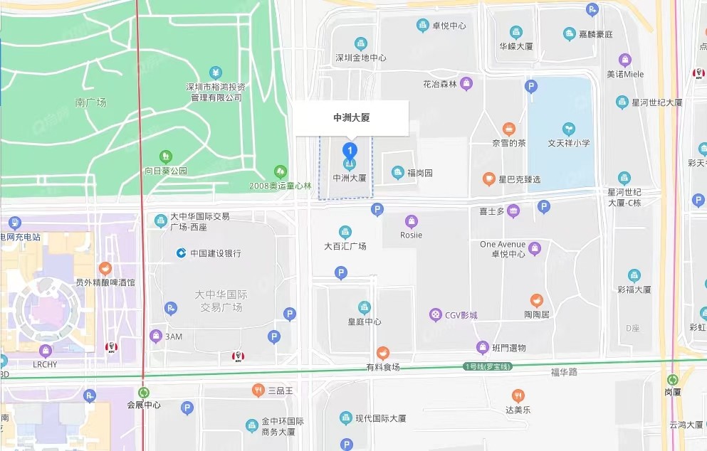 中洲大廈，福崗園二期-均價340元/平