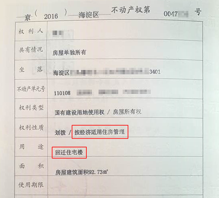 沒有產(chǎn)權證的回遷房在銀行無法辦理貸款的